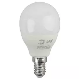 Лампа светодиодная ЭРА E14 9W 6000K матовая LED P45-9W-860-E14 Б0031411