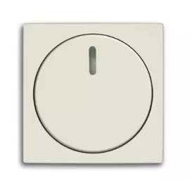 Лицевая панель ABB Basic55 диммера поворотного с подсветкой chalet-белый 2CKA006599A2992