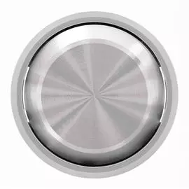 Лицевая панель ABB Sky Moon выключателя одноклавишного хром 2CLA860100A1401