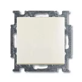 Переключатель двухклавишный ABB Basic55 10A 250V chalet-белый 2CKA001012A2191