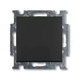 Переключатель одноклавишный перекрестный ABB Basic55 10A 250V chateau-черный 2CKA001012A2182