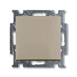 Переключатель одноклавишный перекрестный ABB Basic55 10A 250V шампань 2CKA001012A2172