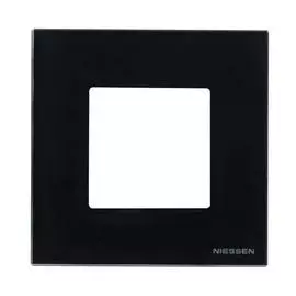 Рамка 1-постовая ABB Zenit антрацит 2CLA227100N1801