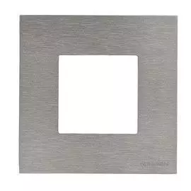 Рамка 1-постовая ABB Zenit сталь 2CLA227100N4001