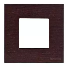 Рамка 1-постовая ABB Zenit венге 2CLA227100N2101