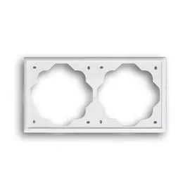 Рамка 2-постовая ABB Impuls альпийский белый 2CKA001754A4226