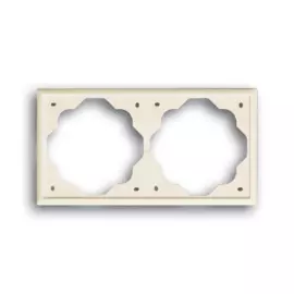 Рамка 2-постовая ABB Impuls слоновая кость 2CKA001754A4313