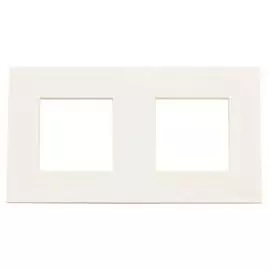 Рамка 2-постовая ABB Zenit альпийский белый 2CLA227200N1101