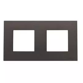 Рамка 2-постовая ABB Zenit антрацит 2CLA227200N1801