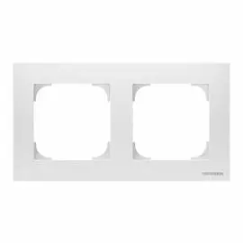 Рамка 2-постовая базовая ABB Sky альпийский белый 2CLA857210A1101