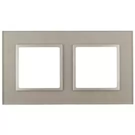 Рамка 2-постовая ЭРА Elegance 14-5102-04 Б0034491