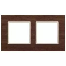 Рамка 2-постовая ЭРА Elegance 14-5302-09 Б0034574