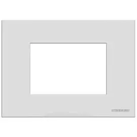 Рамка 3-модульная ABB Zenit итальянский стандарт серебро 2CLA247300N1301