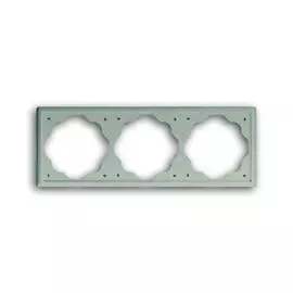Рамка 3-постовая ABB Impuls шампань-металли 2CKA001754A2536