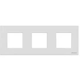 Рамка 3-постовая ABB Zenit альпийский белый 2CLA227300N1101