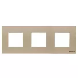Рамка 3-постовая ABB Zenit шампань 2CLA227300N1901