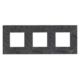 Рамка 3-постовая ABB Zenit сланец 2CLA227300N2201