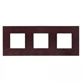 Рамка 3-постовая ABB Zenit венге 2CLA227300N2101