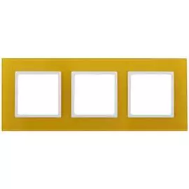 Рамка 3-постовая ЭРА Elegance 14-5103-21 Б0034512