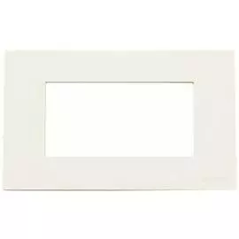 Рамка 4-модульная ABB Zenit итальянский стандарт альпийский белый 2CLA247400N1101