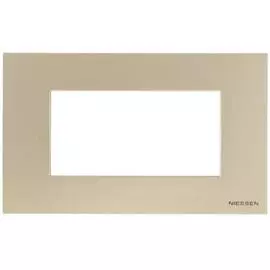 Рамка 4-модульная ABB Zenit итальянский стандарт шампань 2CLA247400N1901