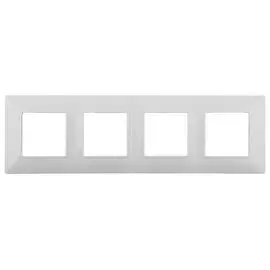 Рамка 4-постовая ЭРА Elegance 14-5004-01 Б0034399