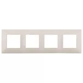 Рамка 4-постовая ЭРА Elegance 14-5004-02 Б0034400
