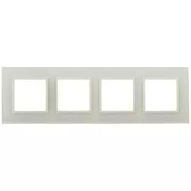 Рамка 4-постовая ЭРА Elegance 14-5104-02 Б0034525
