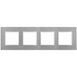 Рамка 4-постовая ЭРА Elegance 14-5104-03 Б0034526