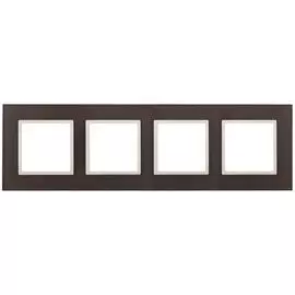 Рамка 4-постовая ЭРА Elegance 14-5104-31 Б0034539