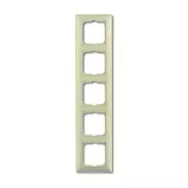 Рамка 5-постовая ABB Basic55 слоновая кость 2CKA001725A1488