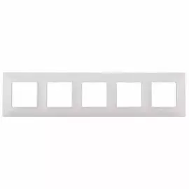Рамка 5-постовая ЭРА Elegance 14-5005-01 Б0034405