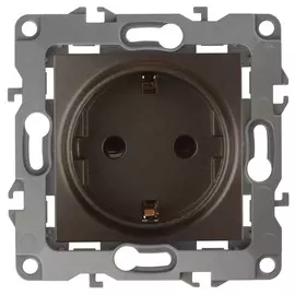 Розетка ЭРА 12 2P E Schuko 16A 250V 12-2001-13 Б0019308
