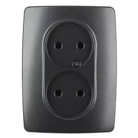 Розетка ЭРА 12 2x2P 16A 250V 12-2107-05 Б0031242