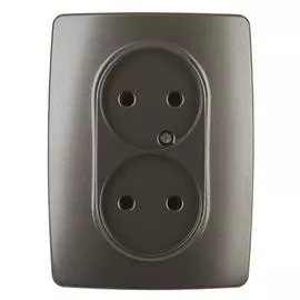 Розетка ЭРА 12 2x2P 16A 250V 12-2107-13 Б0031245