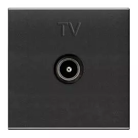 Розетка TV ABB Zenit антрацит 2CLA225070N1801