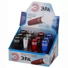 Ручной светодиодный фонарь ЭРА от батареек 87х26 120 лм UB-402 Б0029193