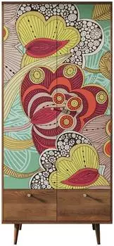 Шкаф двухстворчатый Berber "Дивные цветы"