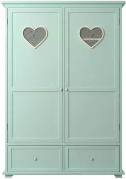 Шкаф двустворчатый Adelina в мятном цвете
