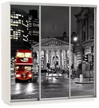 Шкаф Экспресс Фото трио "Ночной Лондон" (210 x 220)