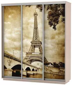 Шкаф Экспресс Фото трио "Париж" (180 x 240)