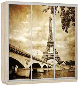 Шкаф Экспресс Фото трио "Париж" (180 x 240)