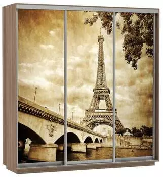 Шкаф Экспресс Фото трио "Париж" (210 x 220)