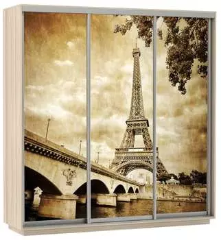 Шкаф Экспресс Фото трио "Париж" (240 x 220)