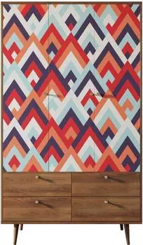 Шкаф трехстворчатый Berber "Геометрия"