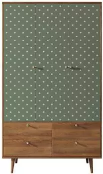 Шкаф трехстворчатый Berber "Горох"