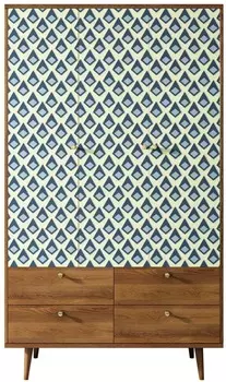 Шкаф трехстворчатый Berber "Ромб"