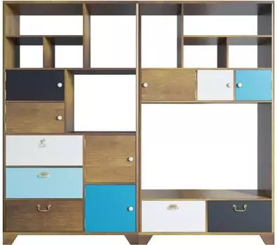 Стеллаж Aquarelle двойной