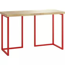 Стол Board 120x50 красные ножки