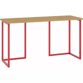 Стол Board 140x50 красные ножки